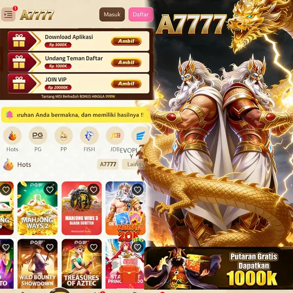 A7777 Maxwin Pola Gacor Hari Ini